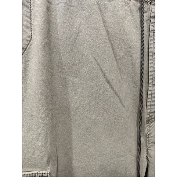 Tan Sand Cargo Jogger Men’s Pants XL Clasp Pockets Rip stitch - Picture 3 of 12
